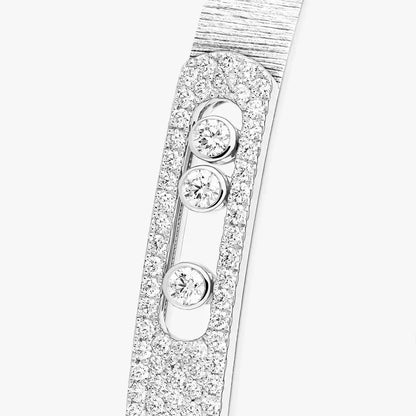[ECHO]Move Noa Ciselé half pavé bangle