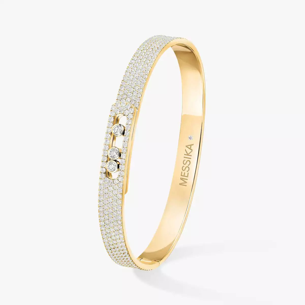 [ECHO]Move Noa Full Pavé Diamond Bangle Bracelet