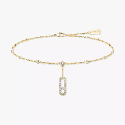 [ECHO] Move Uno pavé ankle bracelet