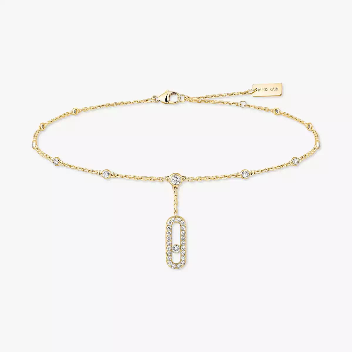 [ECHO] Move Uno pavé ankle bracelet