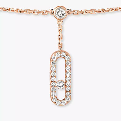 [ECHO] Move Uno pavé ankle bracelet