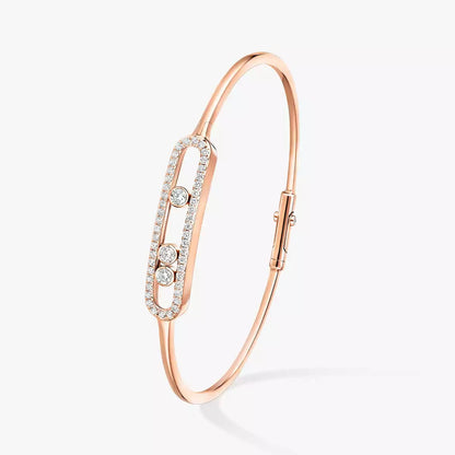 [ECHO]Move Pavé Diamond Bangle Bracelet M