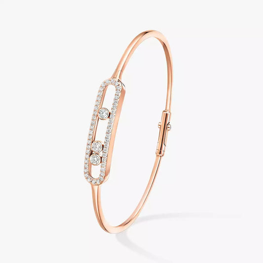 [ECHO]Move Pavé Diamond Bangle Bracelet M