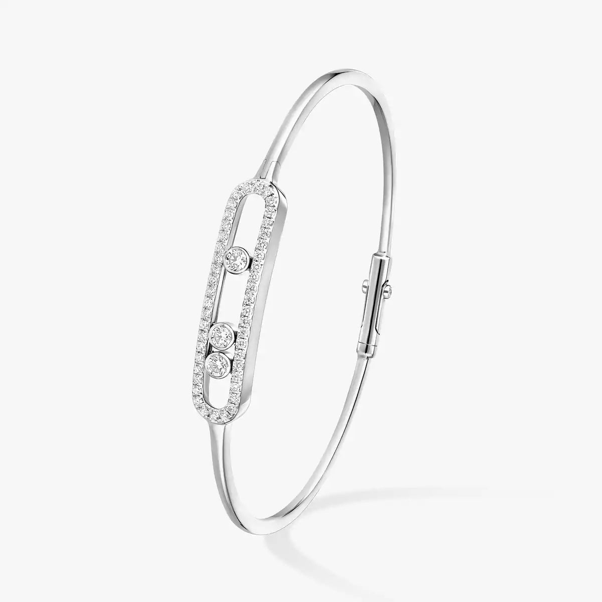 [ECHO]Move Pavé Diamond Bangle Bracelet M