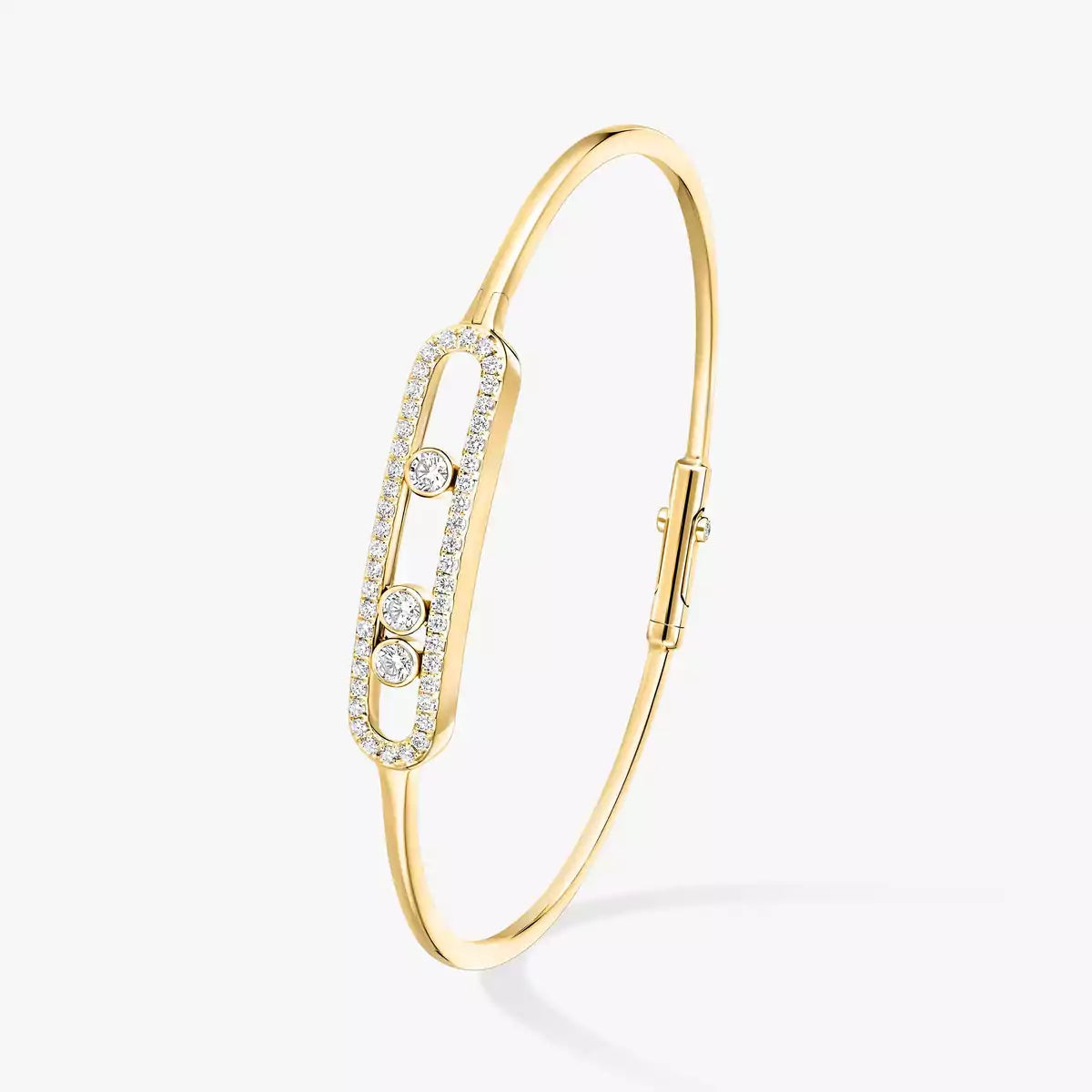 [ECHO]Move Pavé Diamond Bangle Bracelet M