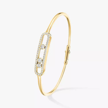 [ECHO]Move Pavé Diamond Bangle Bracelet M