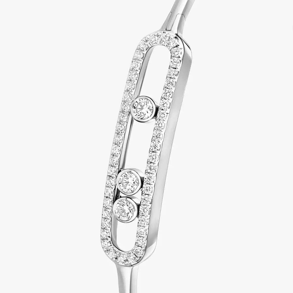 [ECHO]Move Pavé Diamond Bangle Bracelet M