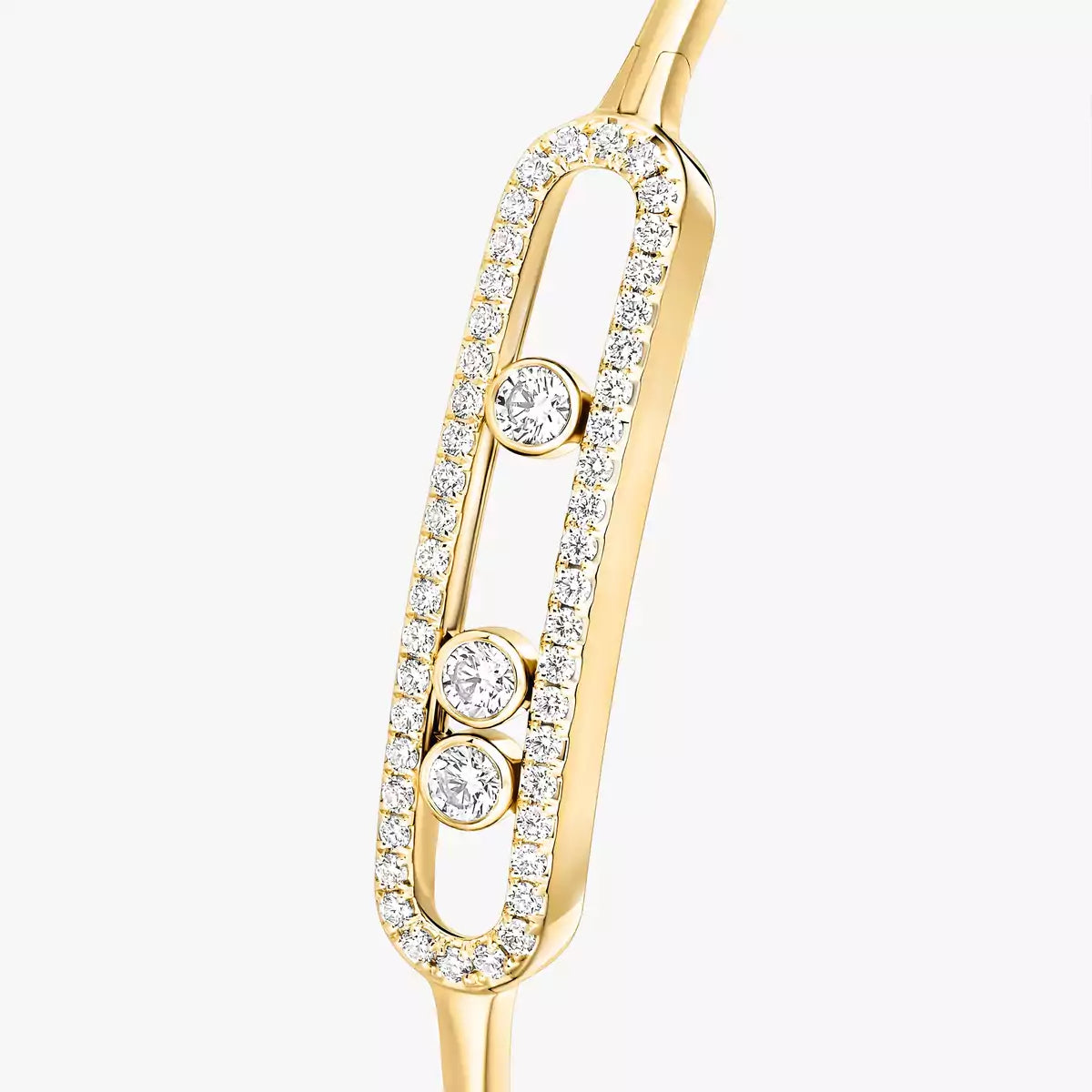 [ECHO]Move Pavé Diamond Bangle Bracelet M