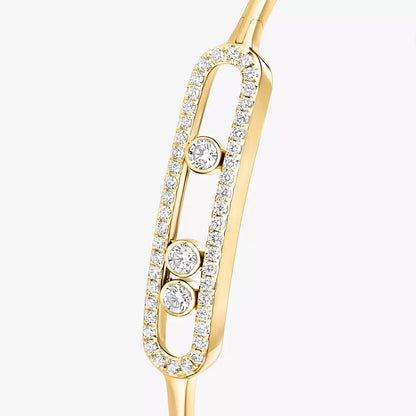 [ECHO]Move Pavé Diamond Bangle Bracelet M
