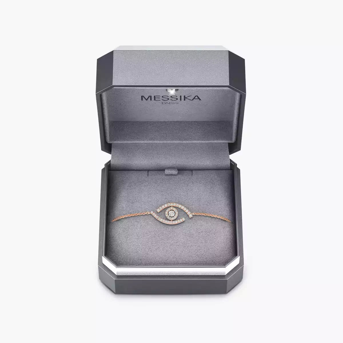 [ECHO]Lucky Eye Pave-Set Diamond Bracelet