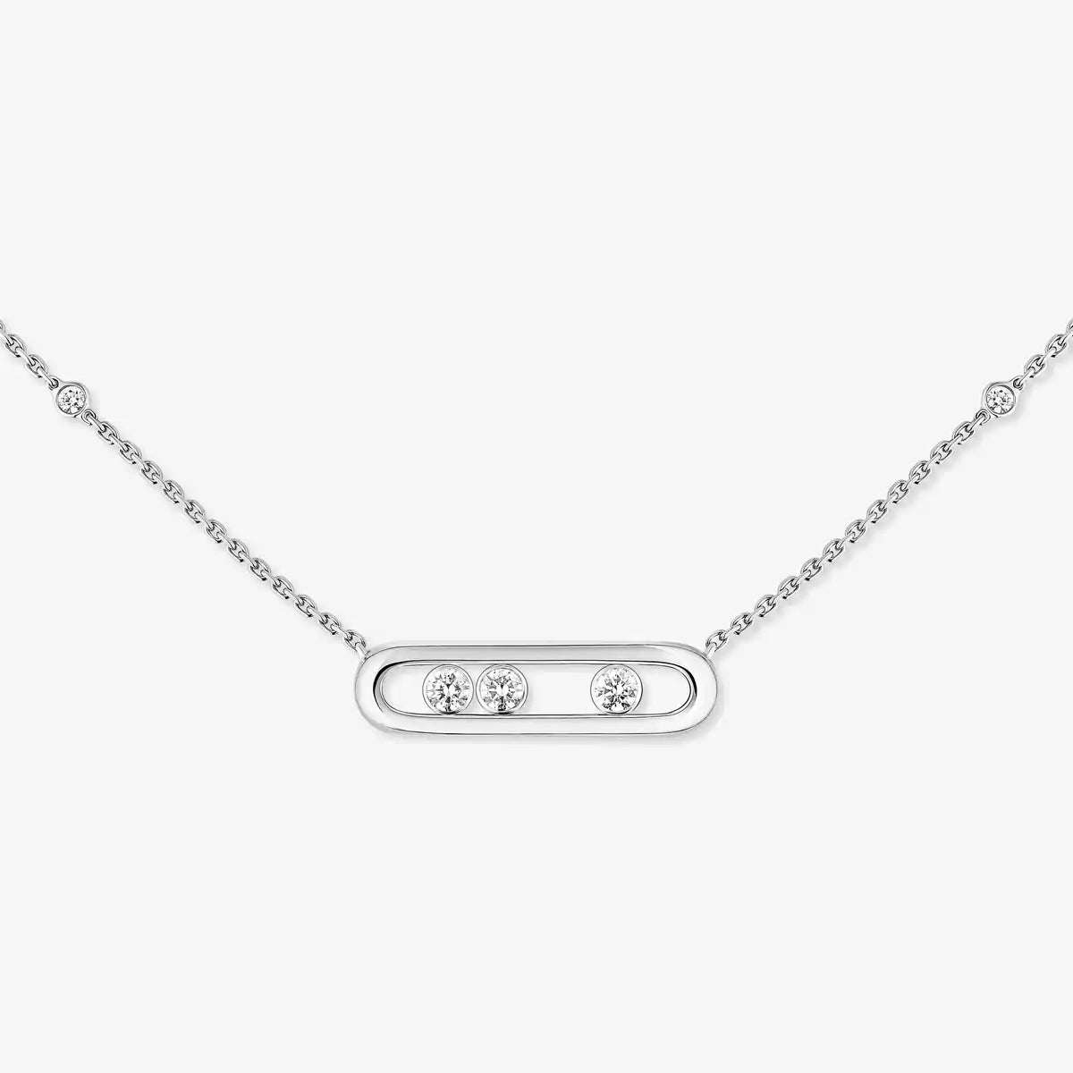 [ECHO] Baby Move Gold Diamond Necklace
