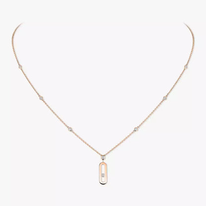 [ECHO] Move Uno Gold Diamond Long Necklace