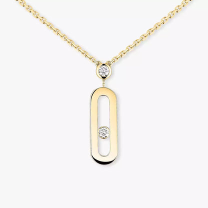 [ECHO] Move Uno Gold Diamond Long Necklace