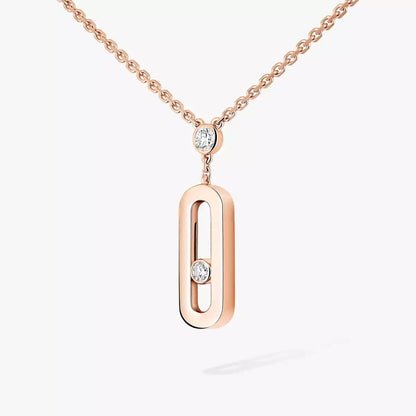[ECHO] Move Uno Gold Diamond Long Necklace