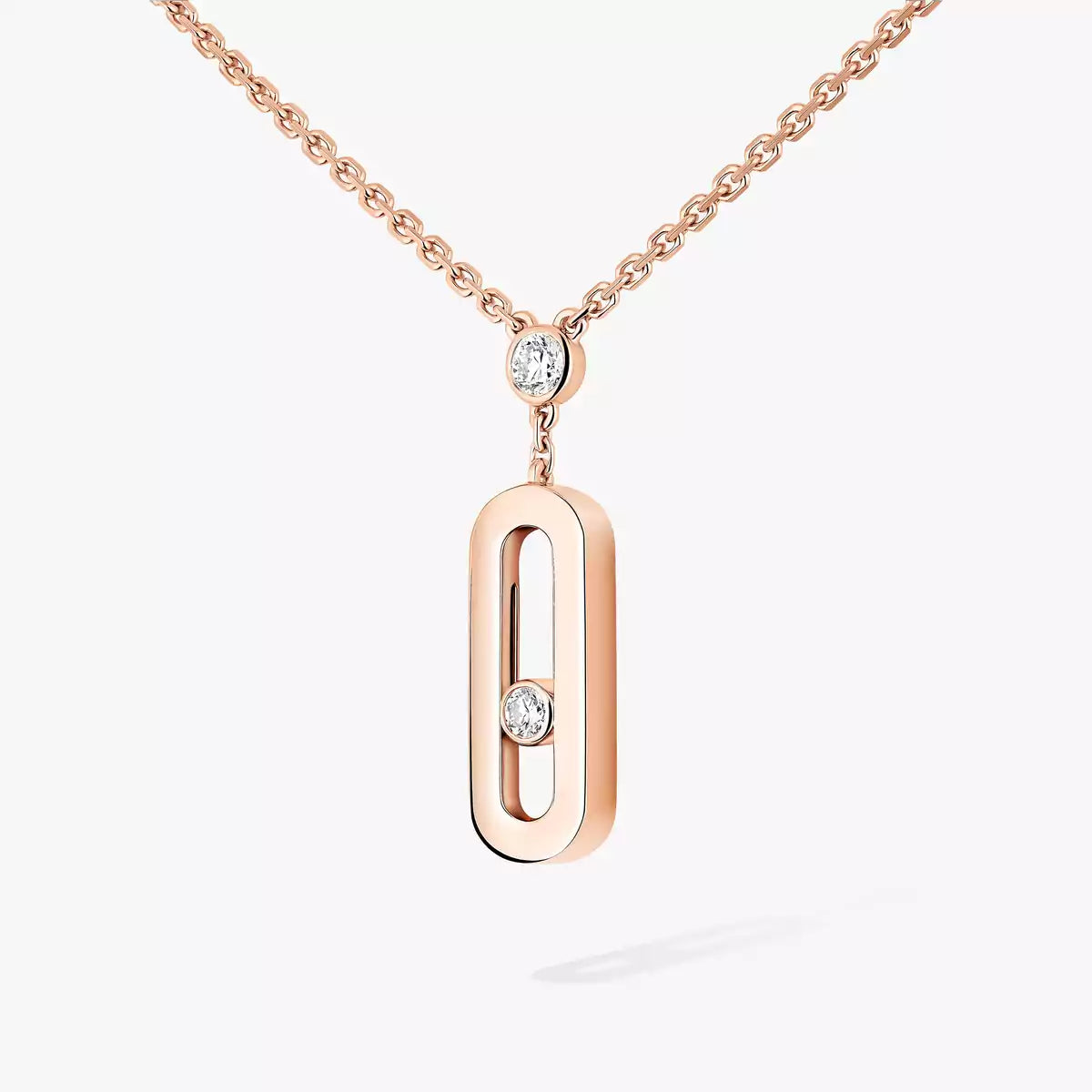 [ECHO] Move Uno Gold Diamond Long Necklace