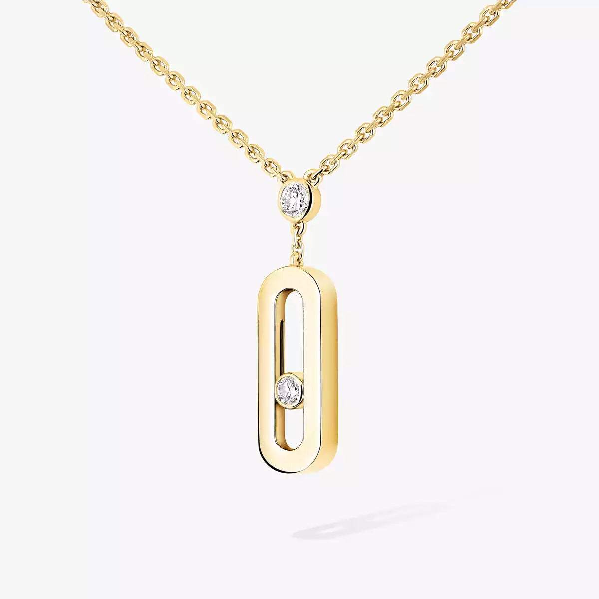[ECHO] Move Uno Gold Diamond Long Necklace