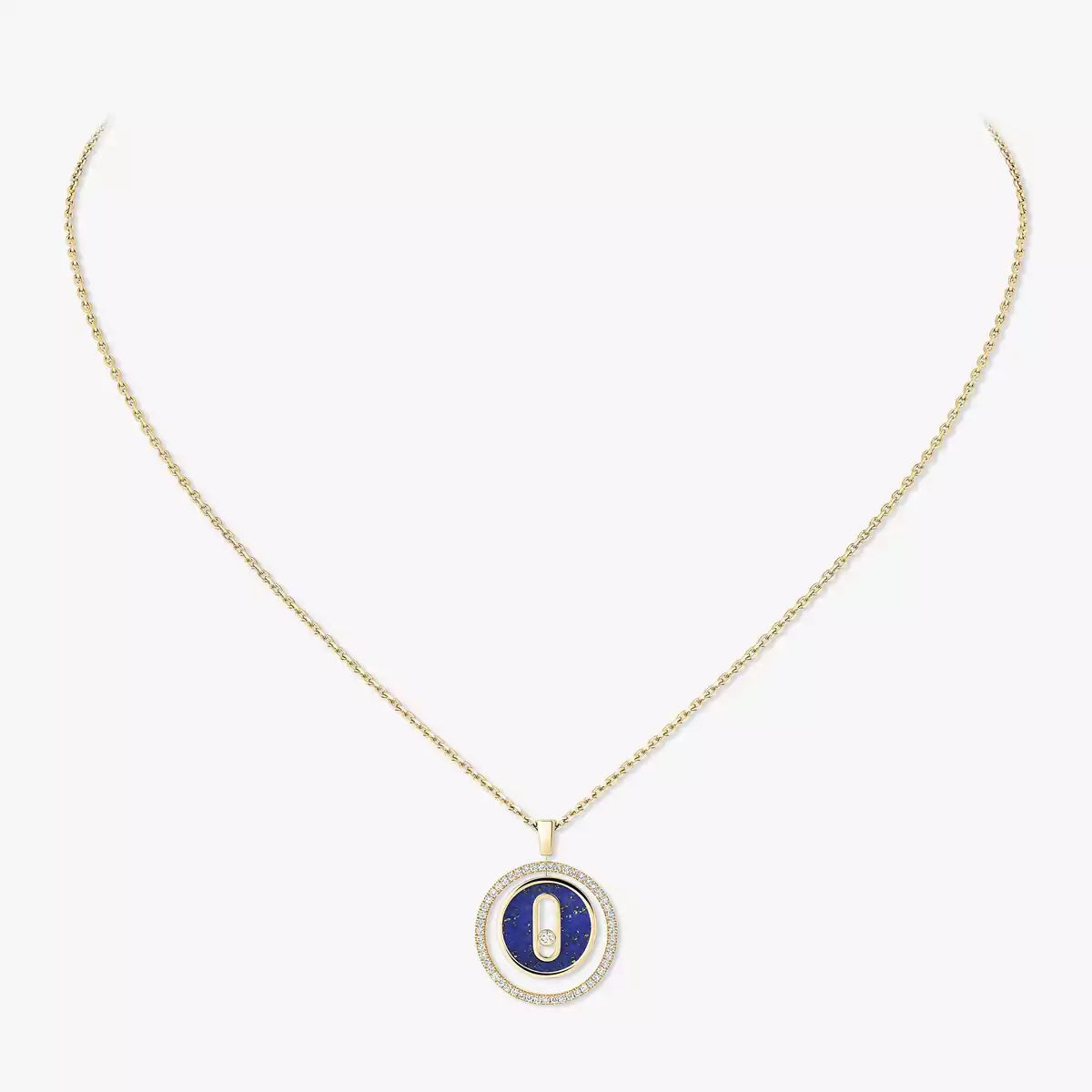 [ECHO]Lucky Move Diamond Necklace in Rose Gold and White Mother-of-Pearl