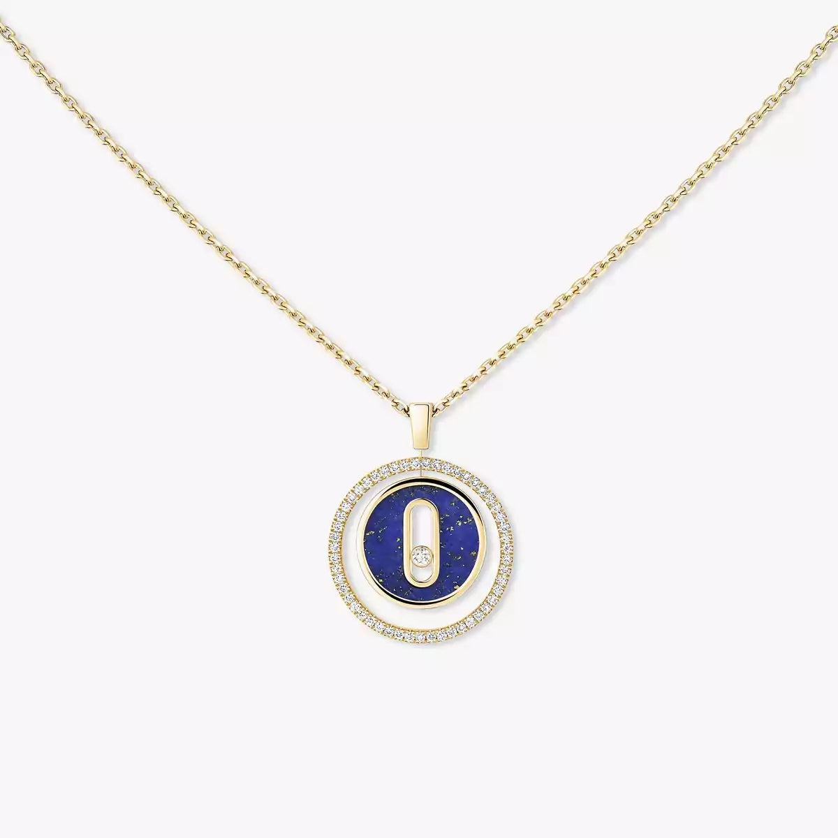 [ECHO]Lucky Move Diamond Necklace in Rose Gold and White Mother-of-Pearl
