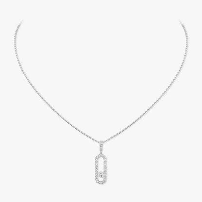 [ECHO]Move Uno Diamond Necklace in Rose Gold