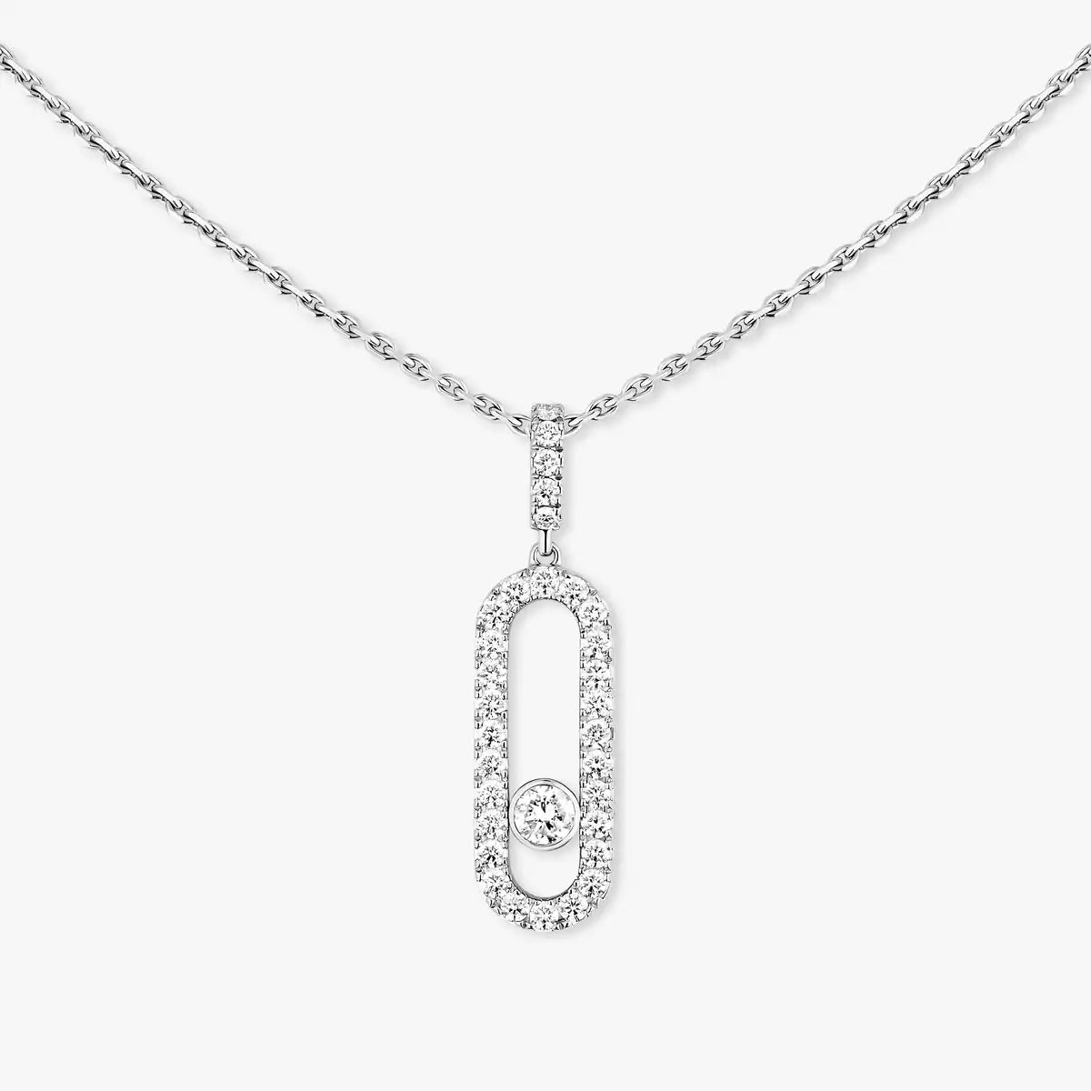 [ECHO]Move Uno Diamond Necklace in Rose Gold