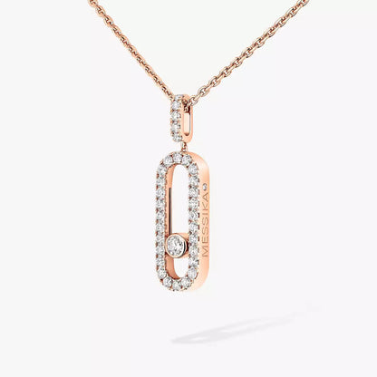 [ECHO]Move Uno Diamond Necklace in Rose Gold