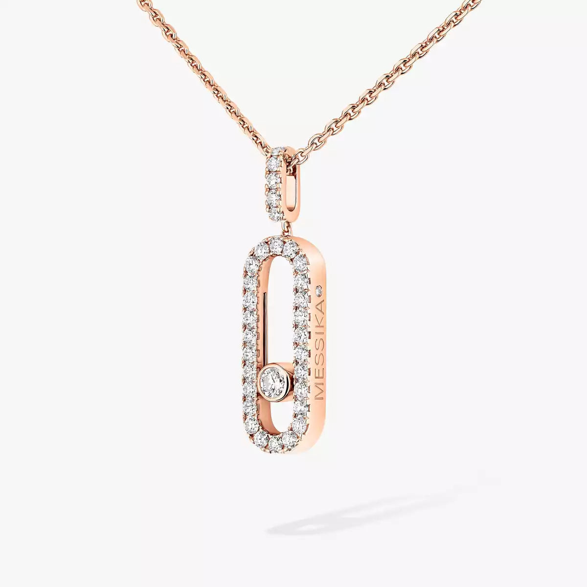 [ECHO]Move Uno Diamond Necklace in Rose Gold
