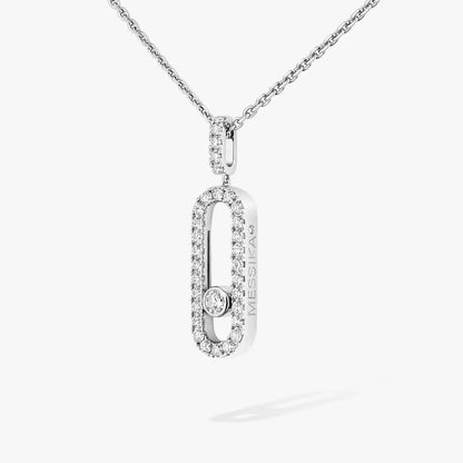 [ECHO]Move Uno Diamond Necklace in Rose Gold