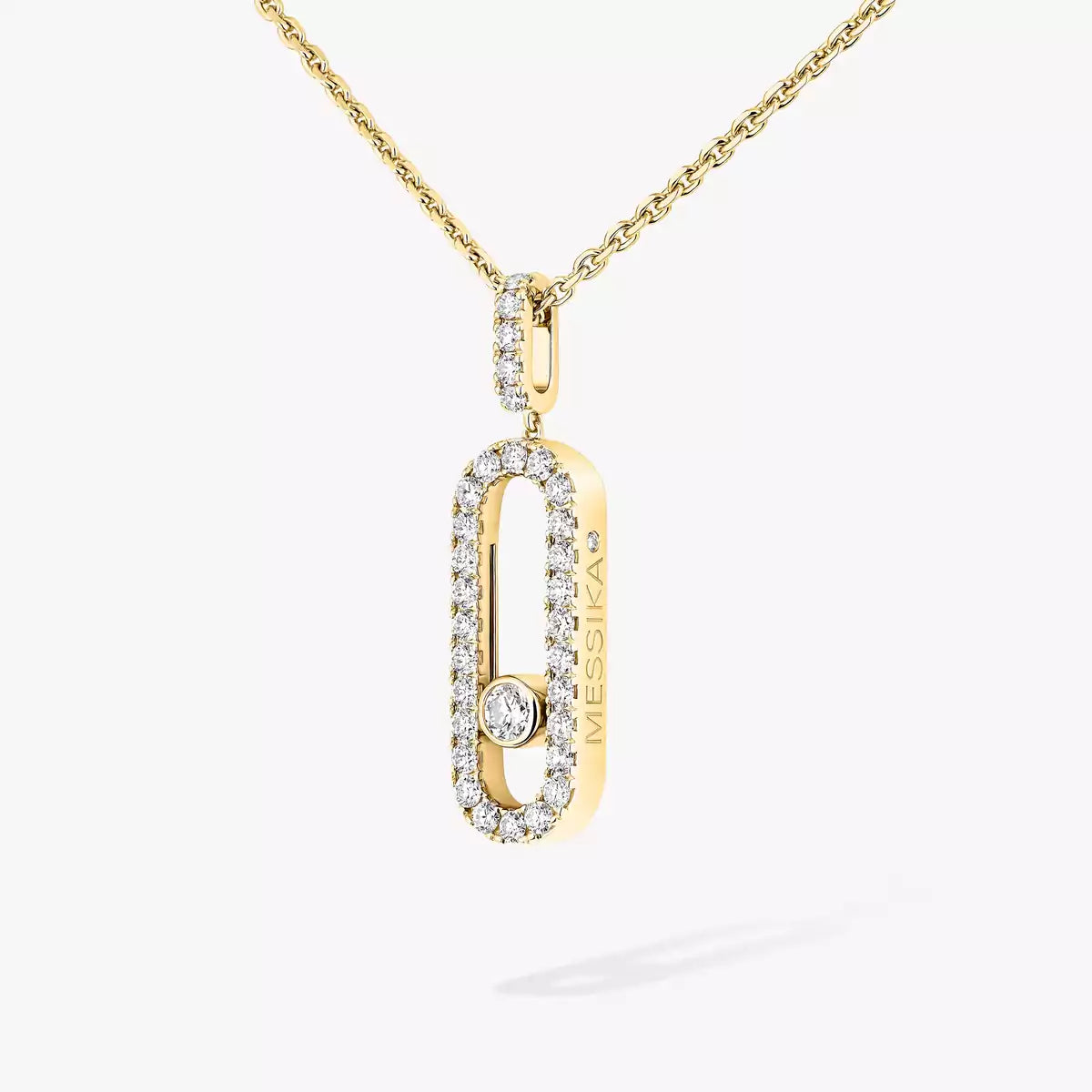 [ECHO]Move Uno Diamond Necklace in Rose Gold