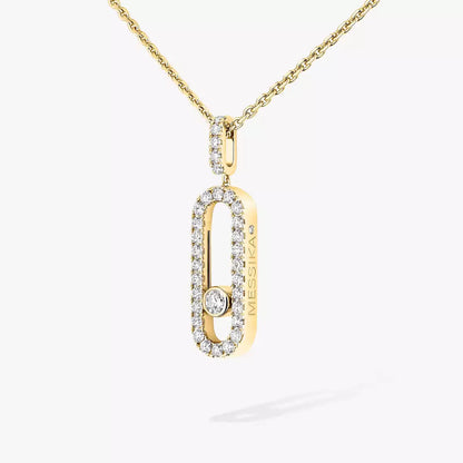 [ECHO]Move Uno Diamond Necklace in Rose Gold
