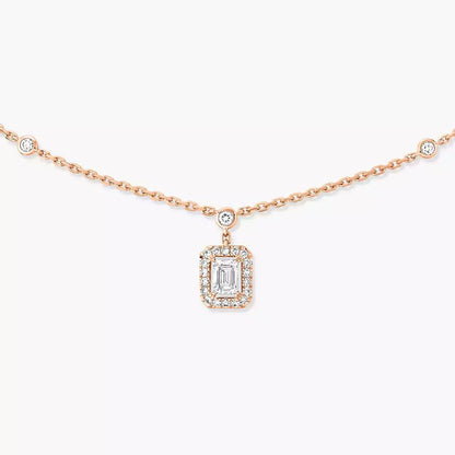 [ECHO]My Twin Diamond Necklace in Silver