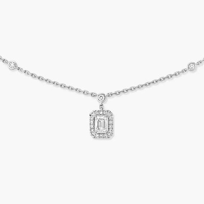 [ECHO]My Twin Diamond Necklace in Silver