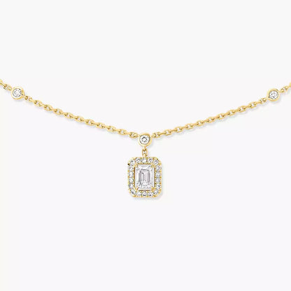 [ECHO]My Twin Diamond Necklace in Silver