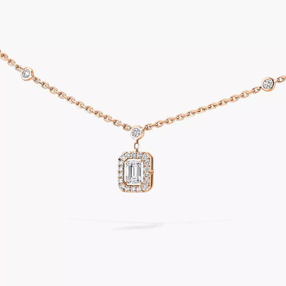 [ECHO]My Twin Diamond Necklace in Silver