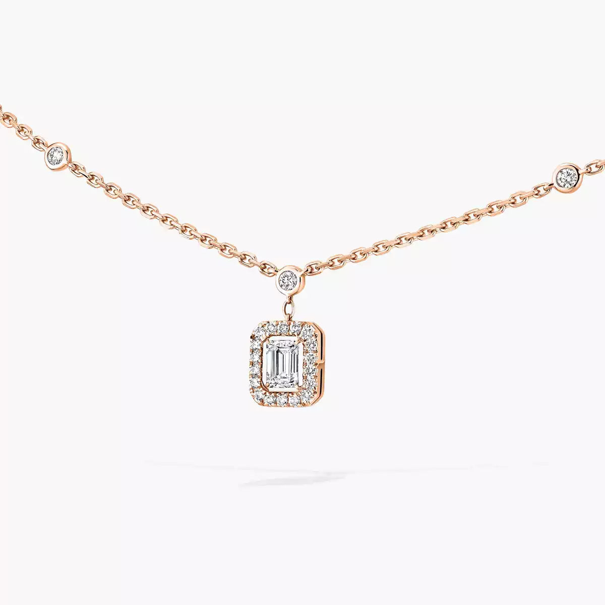 [ECHO]My Twin Diamond Necklace in Silver