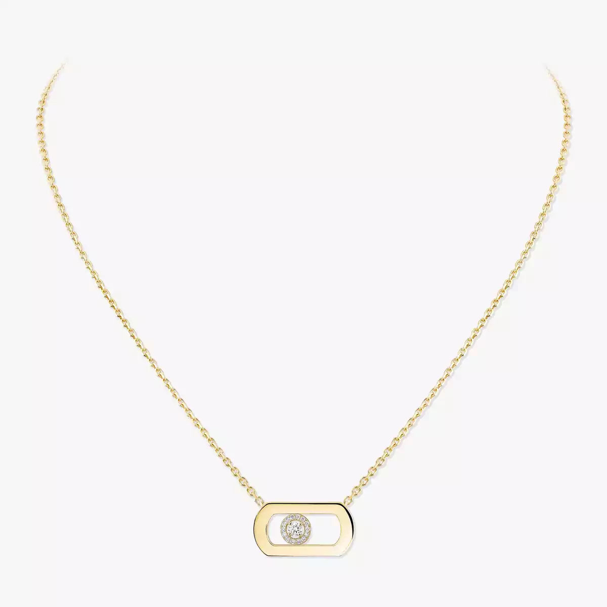 [ECHO]So Move Diamond Necklace in Gold