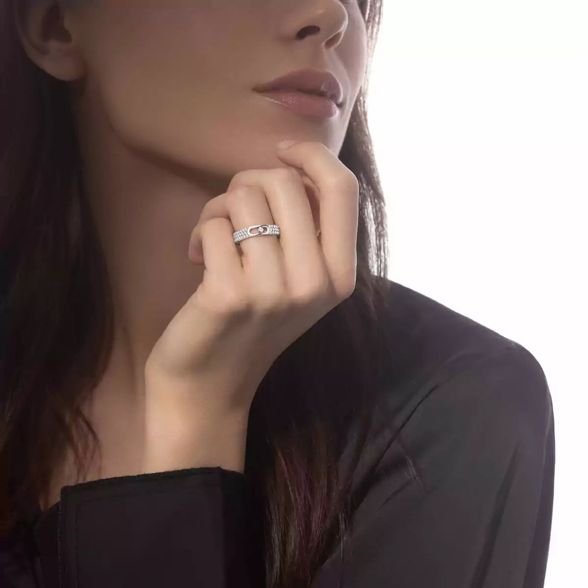 [ECHO]Move Joaillerie Pave_ Diamond Wedding Ring