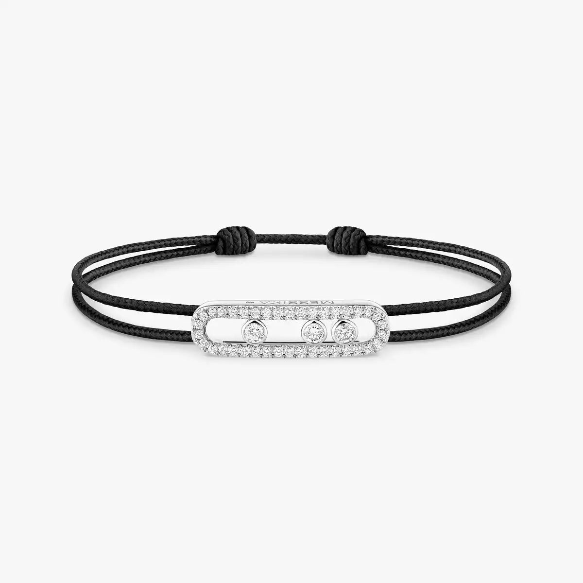 [ECHO]Messika Care(s) pink cord pavé bracelet