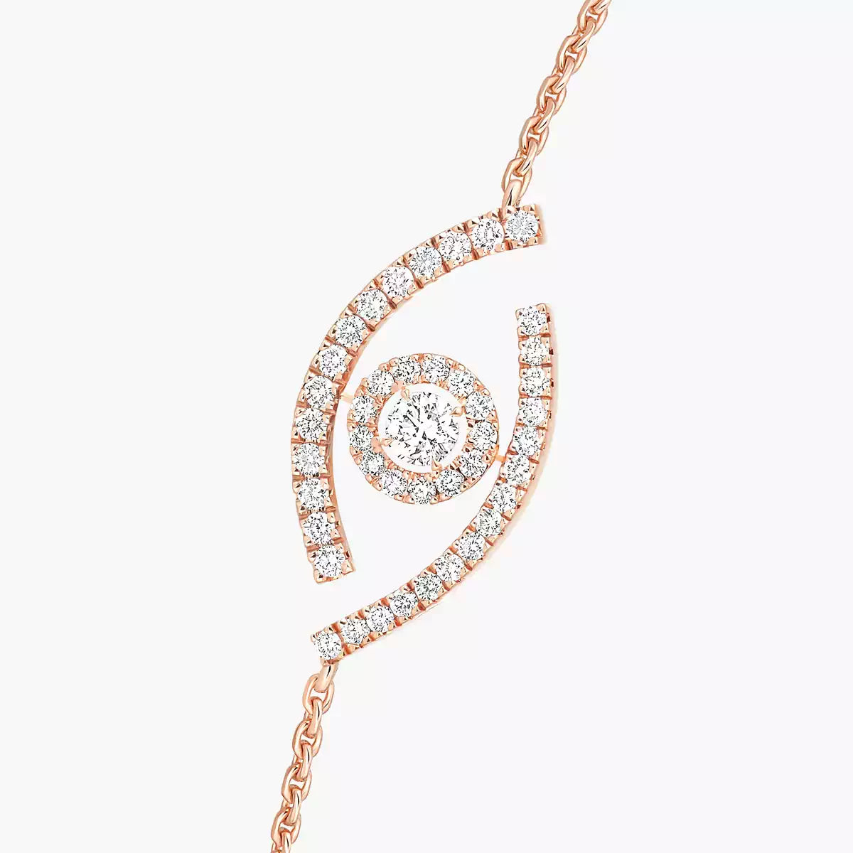 [ECHO]Lucky Eye Pave-Set Diamond Bracelet