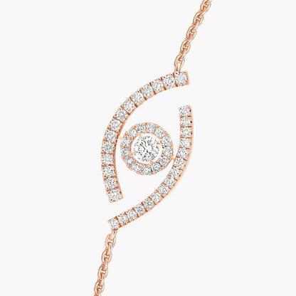 [ECHO]Lucky Eye Pave-Set Diamond Bracelet