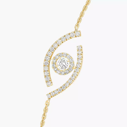 [ECHO]Lucky Eye Pave-Set Diamond Bracelet