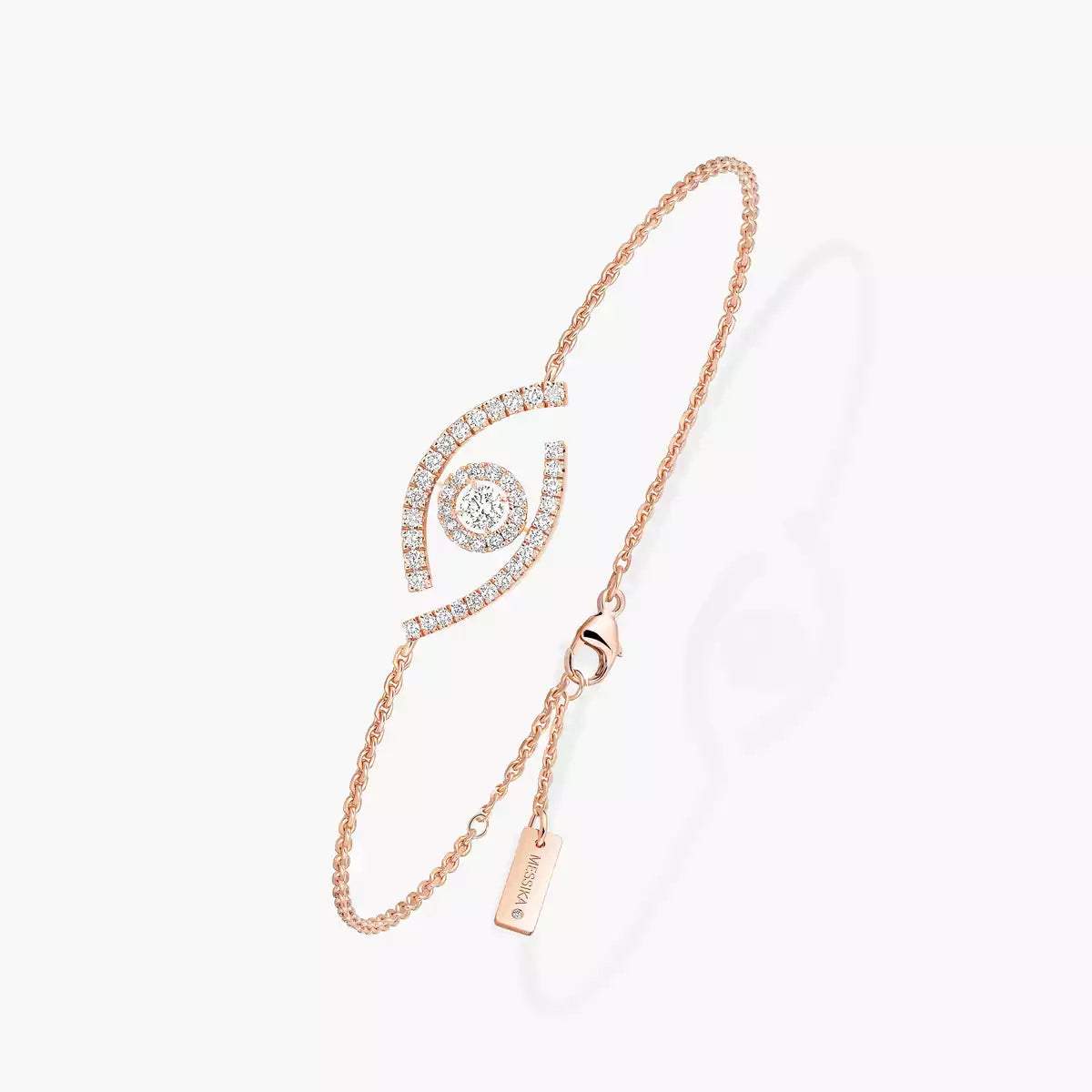 [ECHO]Lucky Eye Pave-Set Diamond Bracelet