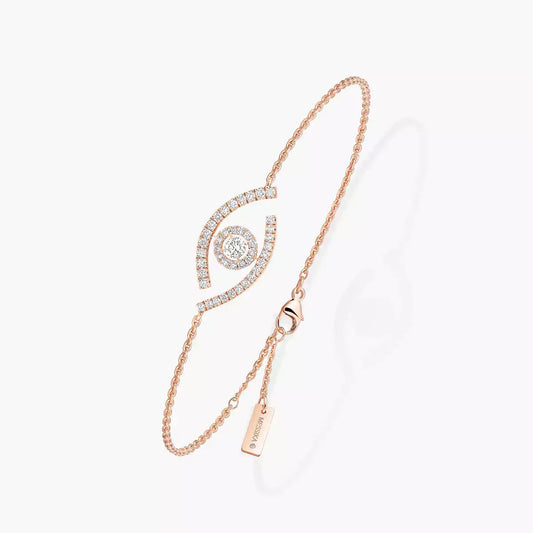 [ECHO]Lucky Eye Pave-Set Diamond Bracelet
