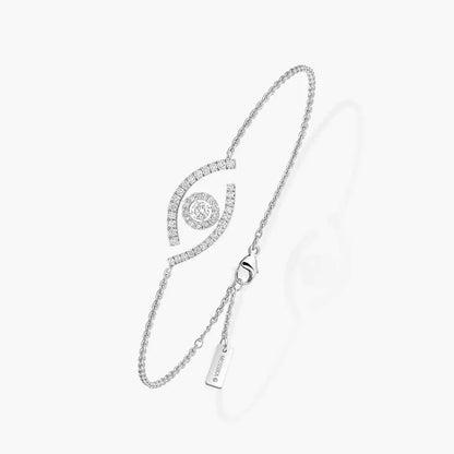 [ECHO]Lucky Eye Pave-Set Diamond Bracelet