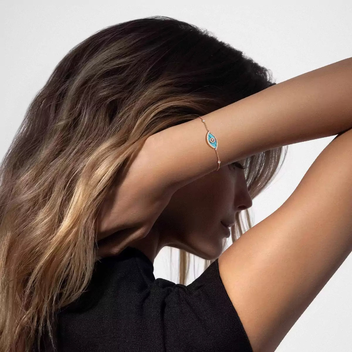 [ECHO]Lucky Eye Diamond Bracelet