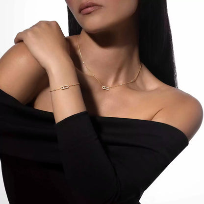 [ECHO]Move Uno Diamond Bracelet