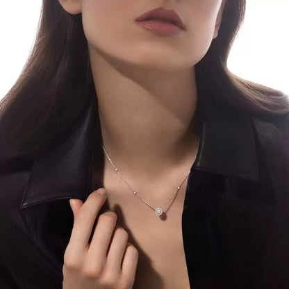 [ECHO]Diamond Necklace 0,20ct Brilliant Shape Joy