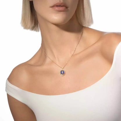[ECHO]Lucky Move Diamond Necklace in Rose Gold and White Mother-of-Pearl