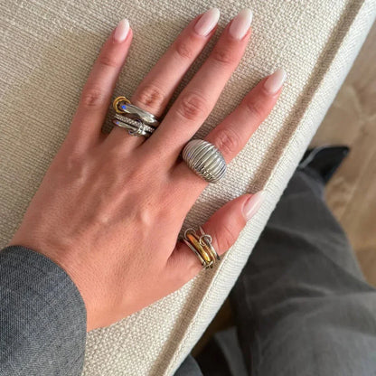 [Echo Fine]Stella Diamond Ring Stack
