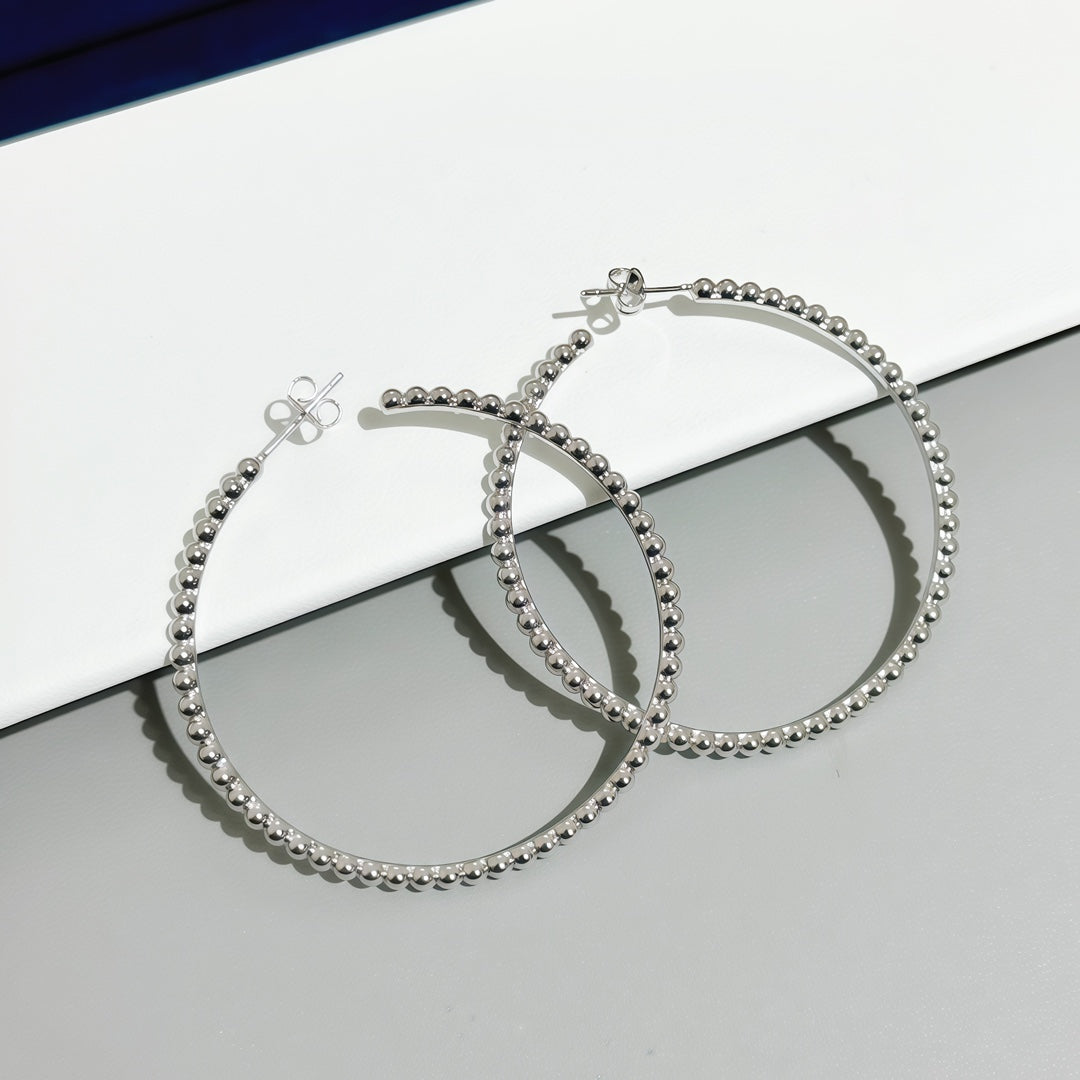[ECHO] SMOOTH BEAD STUD EARRINGS
