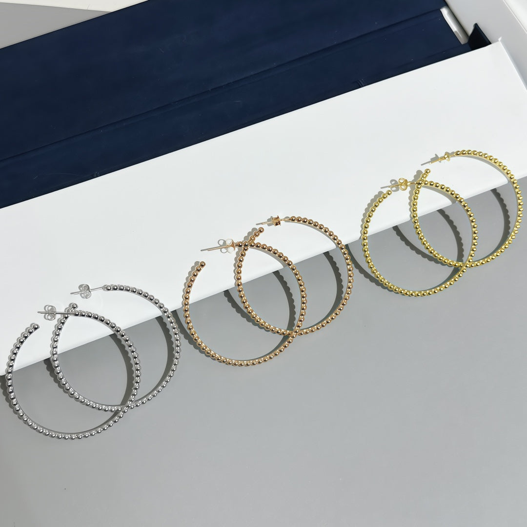 [ECHO] SMOOTH BEAD STUD EARRINGS